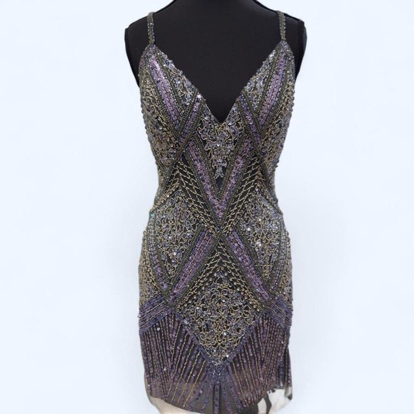 Valiant Dresses & Skirts - Designer Valiant Paris heavily beaded‎ mini dress